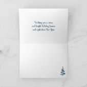 クリスマスカード「冬魔法」 シーズンカード (内部)