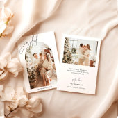 クリスマスカード 喜び | 現代のホリデー フォトカード 招待状