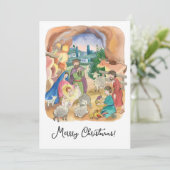 クリスマスカード , 幼いイエス・キリスト 招待状 (スタンド正面)