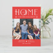 クリスマスカード 引越のお知らせ ホリデーシーズン (スタンド正面)