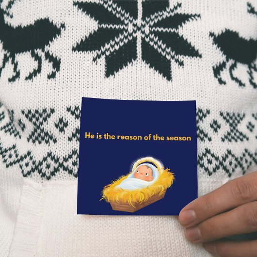 クリスマスカード:彼がこの季節の意味です。 シーズンカード