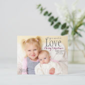 クリスマスカード – 必要なのは愛 シーズンポストカード (スタンド正面)