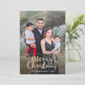 クリスマスカード(手持ちレタリング) シーズンカード (スタンド正面)