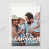 クリスマスカード 手描き オーダーメイド フォト (正面/裏面)