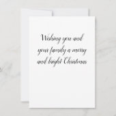 クリスマスカード 招待状 (裏面)