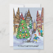 クリスマスカード 招待状 (正面)