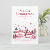 クリスマスカード 招待状 (スタンド正面)