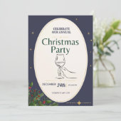 クリスマスカード 招待状 (スタンド正面)