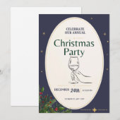 クリスマスカード 招待状 (正面/裏面)