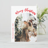 クリスマスカード 招待状 (スタンド正面)
