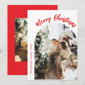 クリスマスカード 招待状 (正面/裏面)