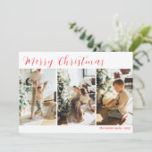 クリスマスカード 招待状 (スタンド正面)