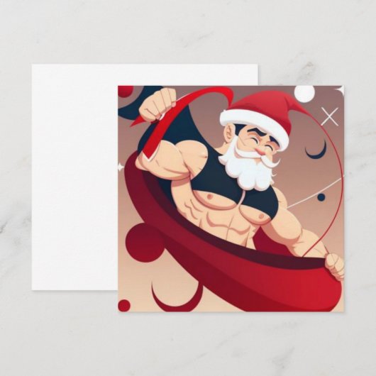 クリスマスカード 招待状 (正面/裏面)