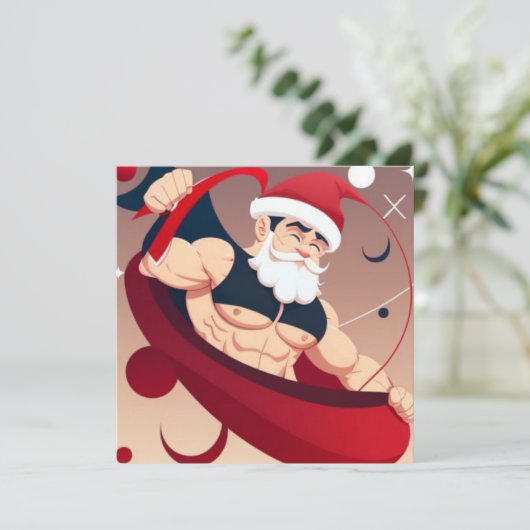 クリスマスカード 招待状 (スタンド正面)