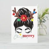 クリスマスカード 招待状 (スタンド正面)