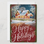 クリスマスカード 招待状 (正面)