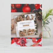 クリスマスカード 招待状 (スタンド正面)