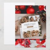 クリスマスカード 招待状 (正面/裏面)