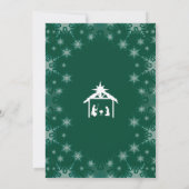 クリスマスカード 招待状 (裏面)