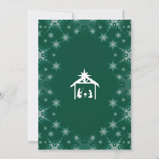 クリスマスカード 招待状 (裏面)