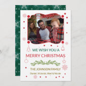 クリスマスカード 招待状 (正面/裏面)