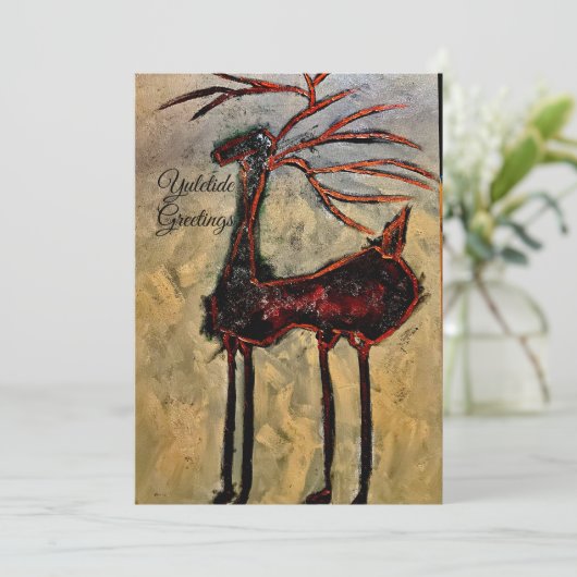 クリスマスカード 招待状 (スタンド正面)