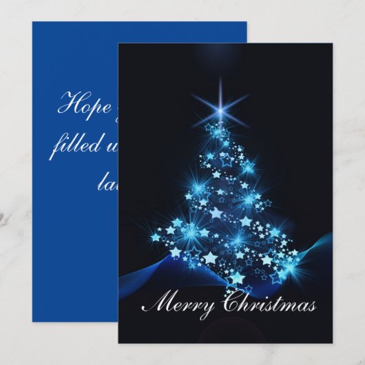 クリスマスカード。 招待状 (正面/裏面)