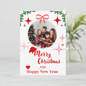 クリスマスカード 招待状 (スタンド正面)