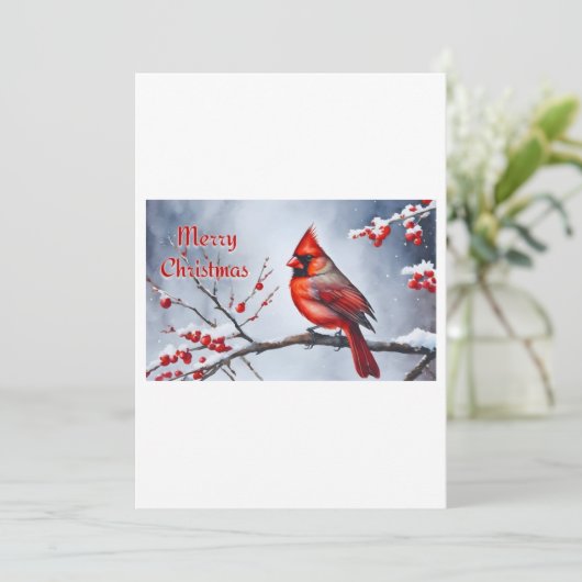 クリスマスカード 招待状 (スタンド正面)