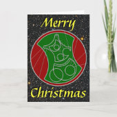 クリスマスカード: 星明かりのメリークリスマス シーズンカード (正面)