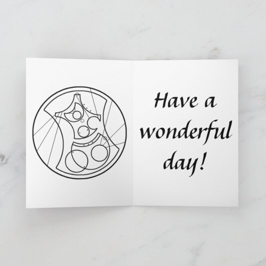 クリスマスカード: 星明かりのメリークリスマス シーズンカード (内部)