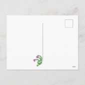 クリスマスカード 暖炉の家族 幻想 シーズンポストカード (裏面)