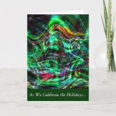 クリスマスカード-最愛の人または特派員誰か シーズンカード (正面)