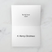 クリスマスカード-本町通り、オックスフォード シーズンカード (内部)