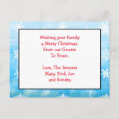 クリスマスカード、格言のような場所はない ポストカード (裏面)