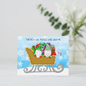 クリスマスカード、格言のような場所はない ポストカード (スタンド正面)