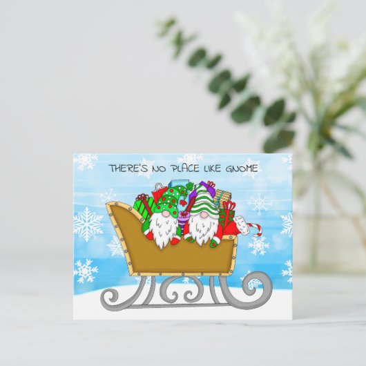 クリスマスカード、格言のような場所はない ポストカード (スタンド正面)