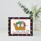 クリスマスカード、格言のような場所はない ポストカード (スタンド正面)