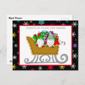 クリスマスカード、格言のような場所はない ポストカード (正面/裏面)