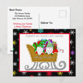 クリスマスカード、格言のような場所はない ポストカード (正面/裏面)