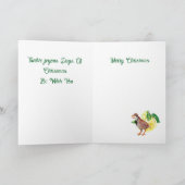 クリスマスカード：梨の木のパトリッジ。 カード (内部)