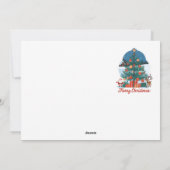 クリスマスカード: 楽しいニューモデル シーズンカード (裏面)