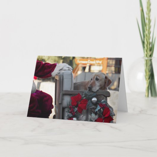 クリスマスカード：死の谷のクリスマスイブ シーズンカード (正面)