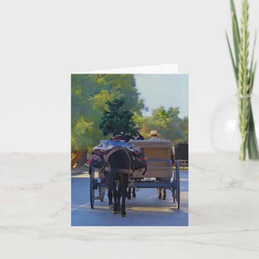 クリスマスカード:死の谷のクリスマスイブ シーズンカード (正面)