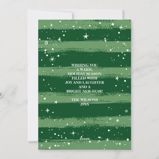 クリスマスカード | 温かい願い (裏面)