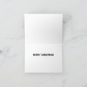 クリスマスカード-猫のいびき カード (内部)