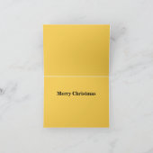 クリスマスカード-球のオウムそしてトキ亜科 カード (内部)