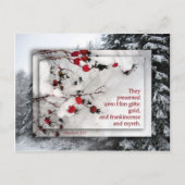 クリスマスカード"神のギフト" シーズンポストカード (正面)