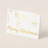 クリスマスカード 箔カード (正面)