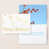 クリスマスカード 箔カード (ディスプレー)